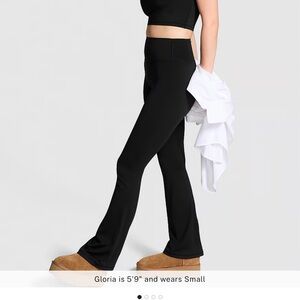 Pink relay flare leggings XL BLACK NWT